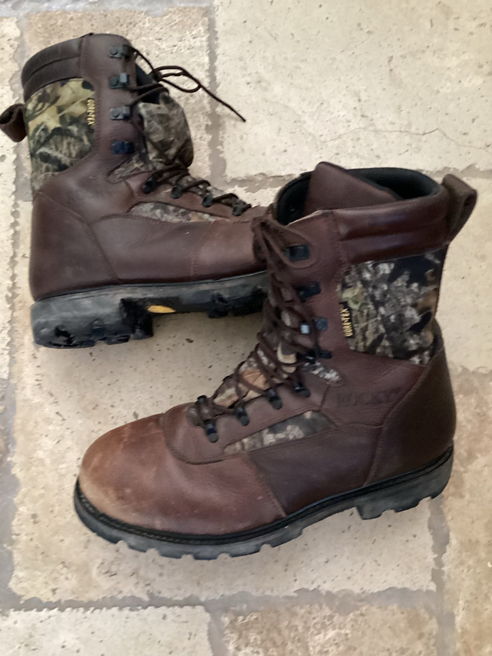 Men's Rocky 8" Traditions Waterproof Outdoor Boot SZ 12W - Picture 2 of 7
